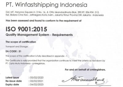 Sertfikat ISO 9001